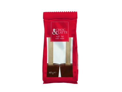 Belgická čokoláda Hamlet Choc & Latte - Kostka do nápoje, 2x30g