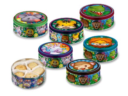 Sušenky Hamlet v plechu- Emoji , 150 G