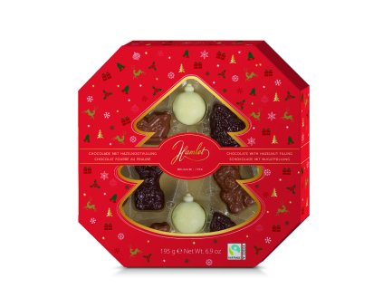 Belgické pralinky Hamlet - Vánoční figurky, 195 G