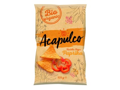 BIO Tortilla Chips Poco Loco - Cibule & Zakysaná smetana, 125 G