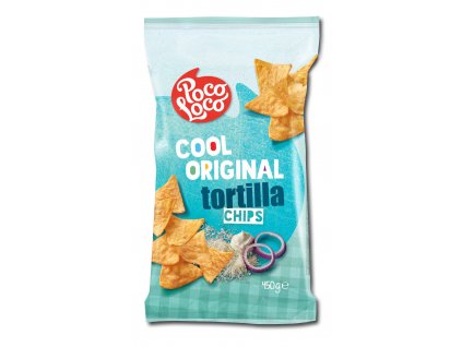 Tortilla Chips Poco Loco - Cibule & Zakysaná smetana, 450 G