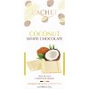 Tabulková čokoláda Cachet - Bílá s kokosem, 100 G