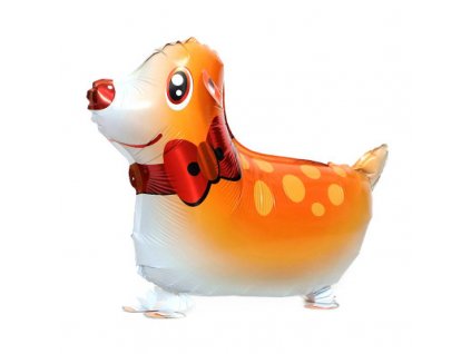 26 x 16 Patient Puppy Walking Pet Foil Balloon 800x800