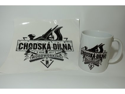 Hrníček s nálepkou