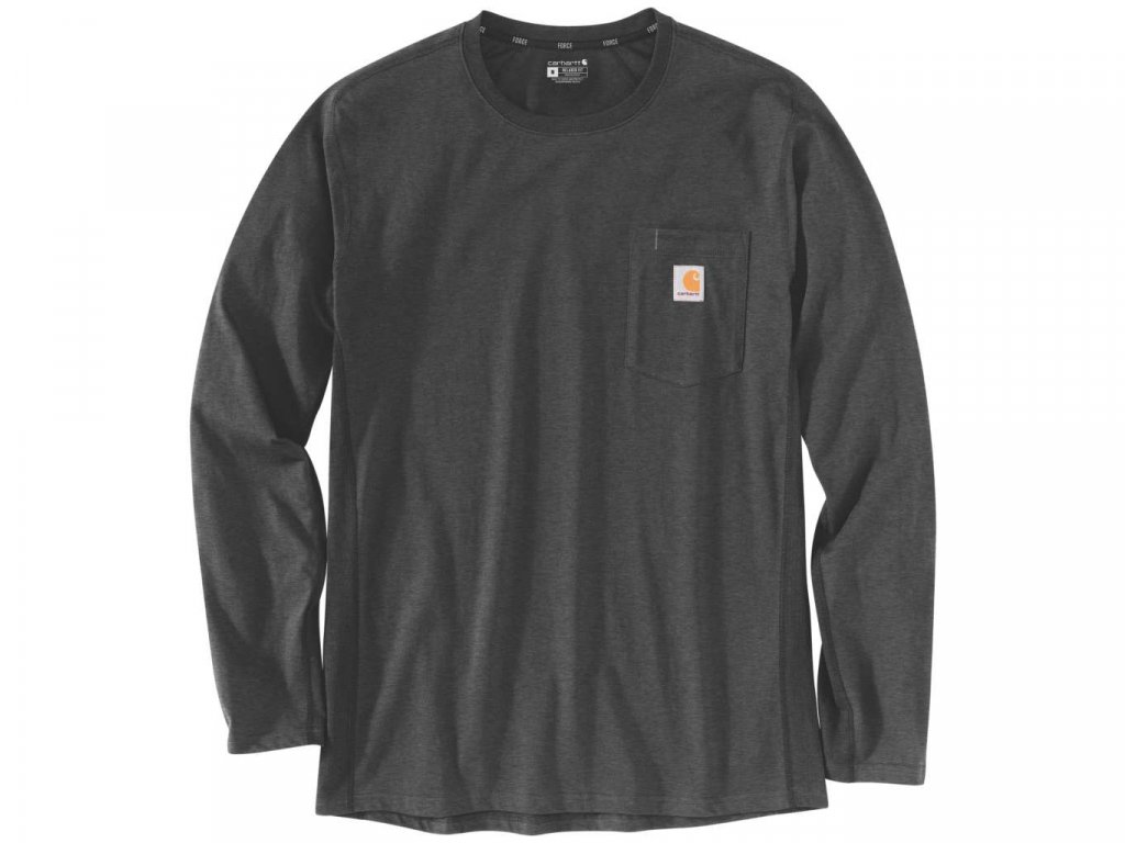 Triko Carhartt Force Relaxed Fit Midweight Long-Sleeve Pocket T-Shirt (Velikost L)