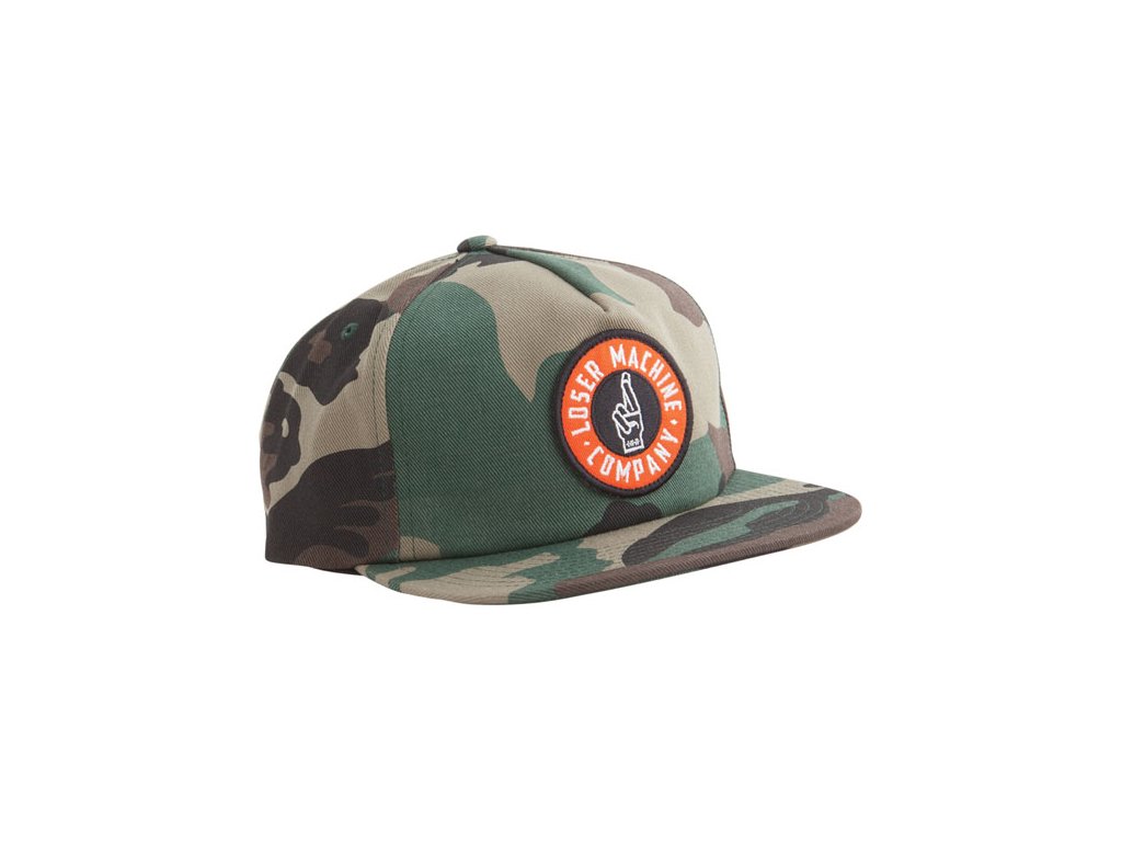 Kšiltovka Loser Machine Good Luck snapback cap camo - Choppbroshop.cz