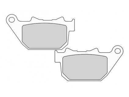 Brzdové destičky FERODO pro Sportster XL 04-13 rear/zadní