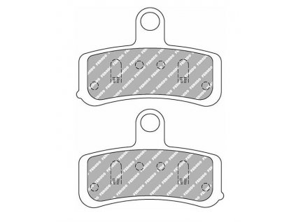 Brzdové destičky OEM přední třmen 08-17 Dyna, 08-14 Softail