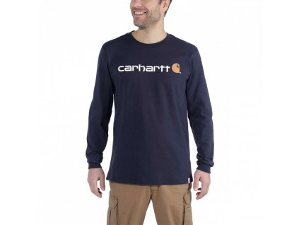 Triko Carhartt Long Sleeve Emea Workwear Signature Graphic T-Shirt - Core Logo (Velikost L)