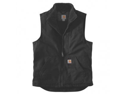 Vesta Carhartt černá Mock Neck Vest (Velikost L)