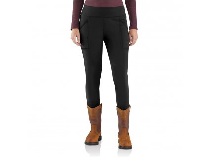 Dámské kalhoty Carhartt Force Fitted Heavyweight Lined Leggin (Velikost L)