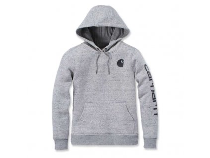 Dámská mikina Carhartt Clarksburg Sleeve Logo Hooded Sweatshirt (Velikost L)