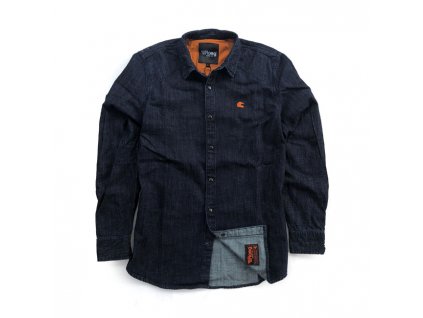 Roeg Bear premium denim shirt blue