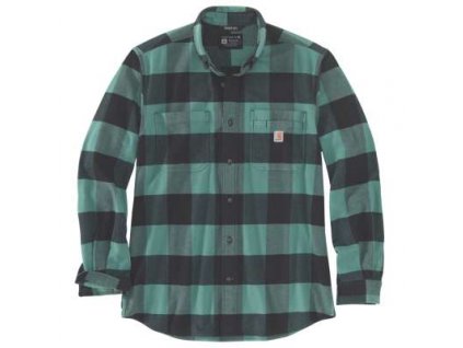 Košile s dlouhým rukávem Carhartt Rugged Flex Relaxed Fit Midweight Flannel Long Sleeve (Velikost L)