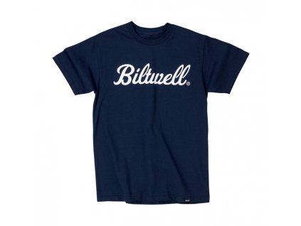 Triko Biltwell Script T-shirt navy