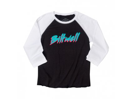 Dámské Biltwell 1985 raglan T-shirt black, white L