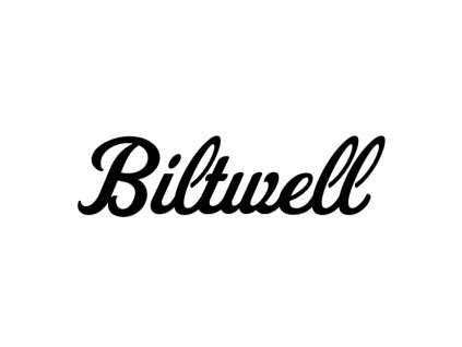 Biltwell Script sticker black 9"