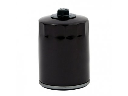 MCS, spin-on oil filter, with top nut for M8. Black