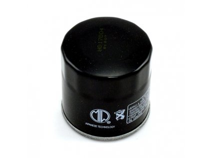 MIW, spin-on oil filter. Black