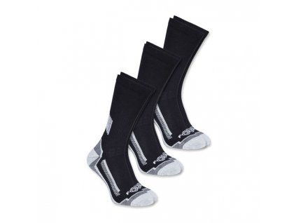 Carhartt Force perf. work crew socks black (3pr)