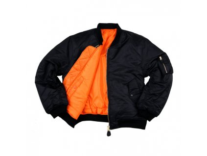 MA-1 BOMBER FLIGHT JACKET BLACK