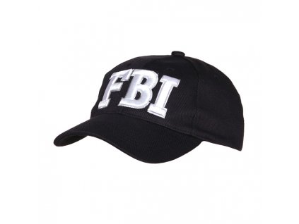 Kšiltovka Baseball cap FBI black