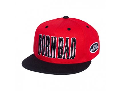 Kšiltovka King Kerosin Stay Bad cap red/black