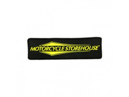 Motorcycle Storehouse, logo patch. Black