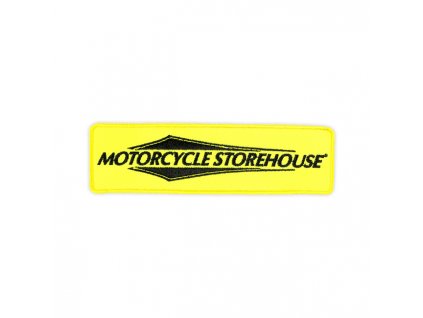 Motorcycle Storehouse, logo patch. Yellow