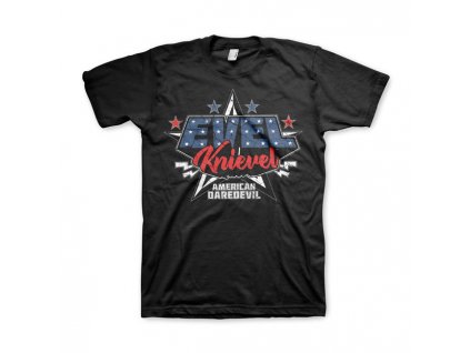 Triko Evel Knievel American Daredevil T-shirt black