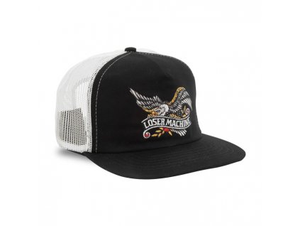 Kšiltovka Loser Machine Glory trucker cap black/white