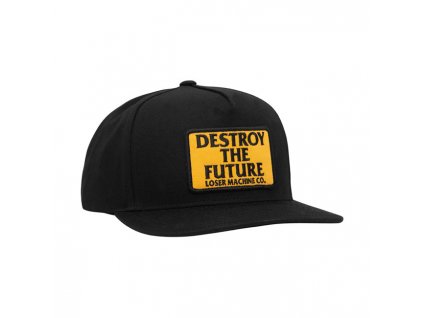 Kšiltovka Loser Machine DTF snapback cap black