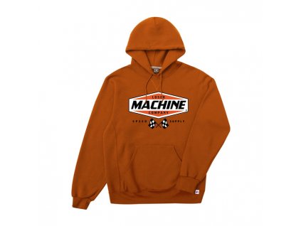 Mikina Loser Machine Overdrive hoodie orange 2XL