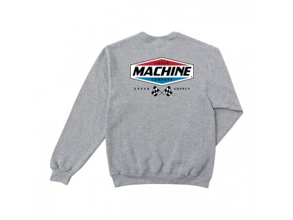 Mikina Loser Machine Overdrive sweat heather grey