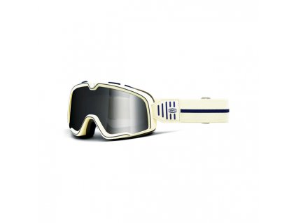 100% Barstow goggle Arno mirror silver flash lens