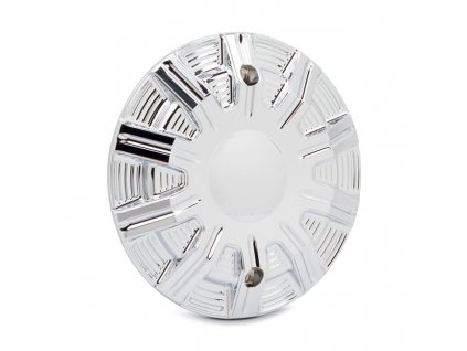 Arlen Ness, 10-gauge inner primary cover. Chrome