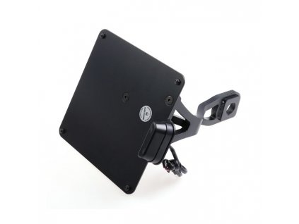 Cult-Werk, side mount license plate bracket black. IT