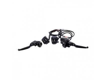 Handlebar control, switch & wiring kit. CAN-bus. Black