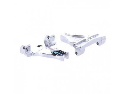 Passenger floorboard mount brackets for M8 Softail