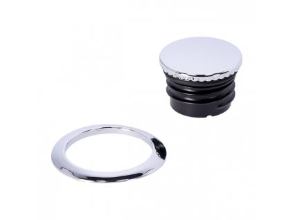 Pop-up gas cap set. Chrome