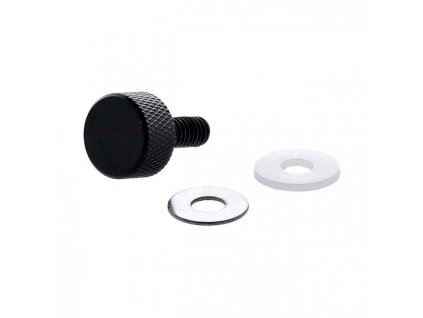 Thumb screw kit for seat. Low profile. Black