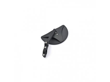 Daytona, clamp-on D-Mirror-19 Half Moon. Black. L&R