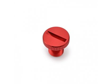 Daytona, mirror hole plug. Red. LHT