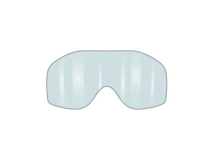 VZ Sizzle Spare Lexan Lens, Clear