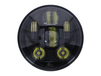 Bright, 5-3/4' LED headlamp unit. Black