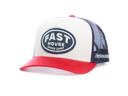 Archie Hat White Red F