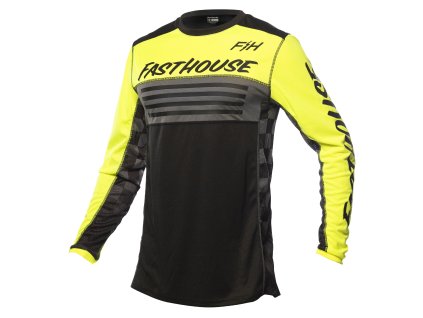 Grindhouse Omega Jersey High Viz Black F
