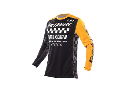 Youth Grindhouse Alpha Jersey Black Amber F