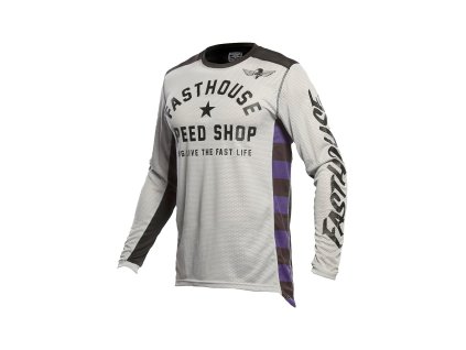 Fasthouse Youth Originals Air Cooled Jersey Silver Black 1