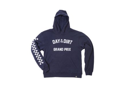 Fasthouse Youth Day in the Dirt 24 Hooded Pullover Navy 1
